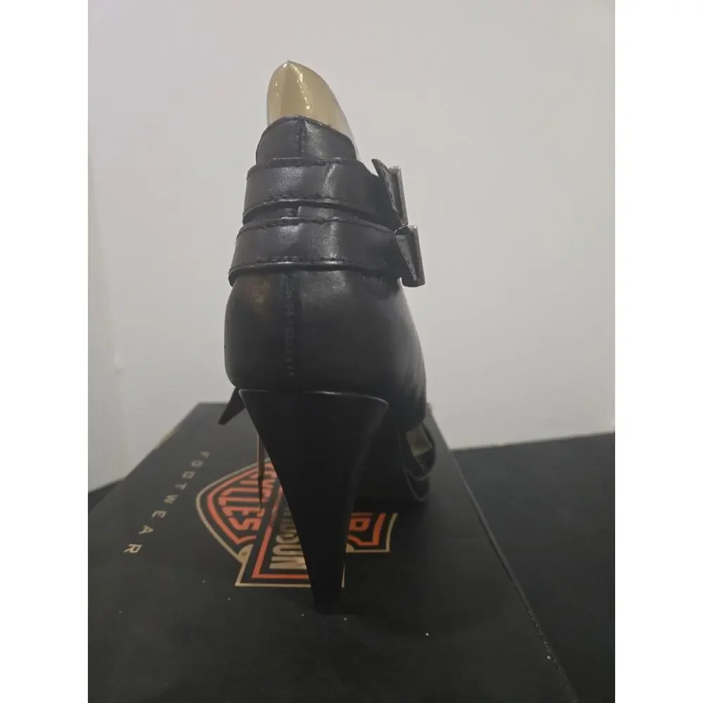 Harley Davidson Jerri black high heel shoes ladie's size 7